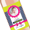 Cadeau baptême | Bouteille personnalisée photo pour cadeau marraine