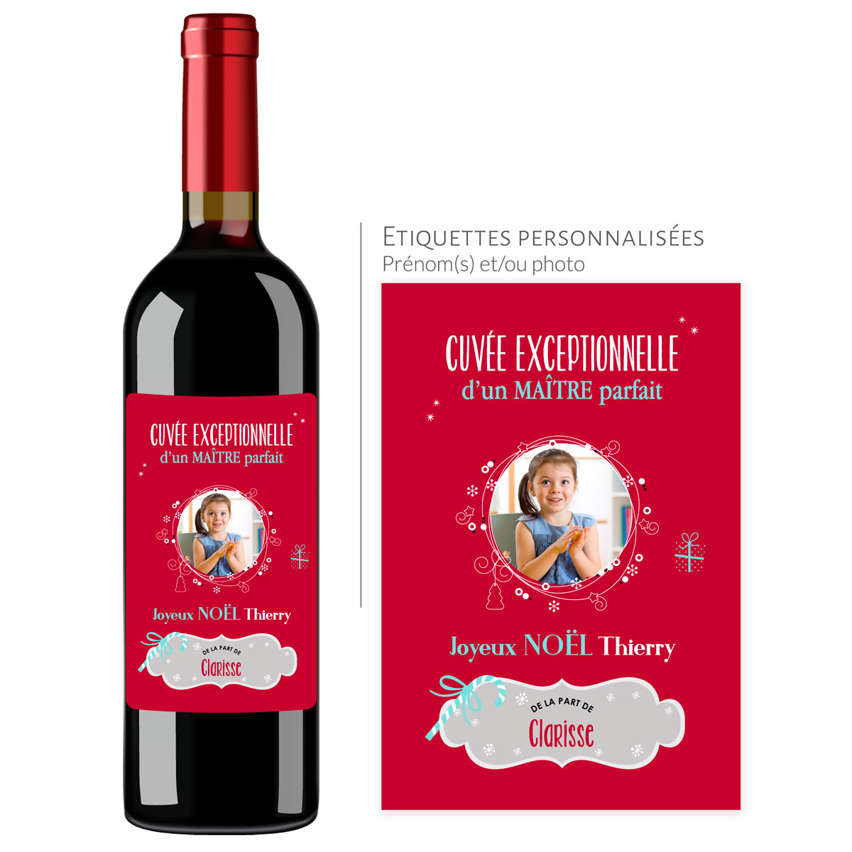de fête des mères Verre à vin blanc Leonardo DAILY avec nom personnalisable de Noël Idée de cadeau d/'anniversaire de fête des pères