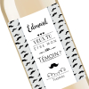 Bouteille personnalisée mariage | Veux-tu être mon témoin Modèle Garçon