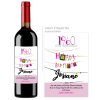 Cadeau anniversaire Happy Birthday | Bouteille personnalisée Date et prénom
