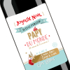 Cadeau noël papy | Bouteille personnalisée meilleur papy du monde