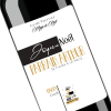 Cadeau noël parrain | Bouteille personnalisée parrain je t'aime