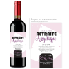 Pas de déprime le dimanche soir ! | Bouteille personnalisée retraite