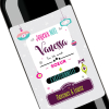 Cadeau noël sœur | Bouteille personnalisée noël sœur exceptionnelle