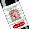 Cadeau noël Tonton | Bouteille personnalisée prénom et photo