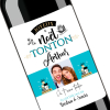 Cadeau noël Tonton | Bouteille personnalisée on t'aime tonton
