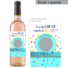 Annonce naissance | Bouteille personnalisée une vie remplie