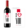 Cadeau amour | Bouteille personnalisée Je t'aime à la folie