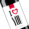 Cadeau amour | Bouteille personnalisée Je t'aime à la folie