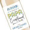Cadeau papa | Bouteille personnalisée papa tu es exceptionnel