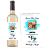 Cadeau papa | Bouteille personnalisée bonne fête papa tu es au top