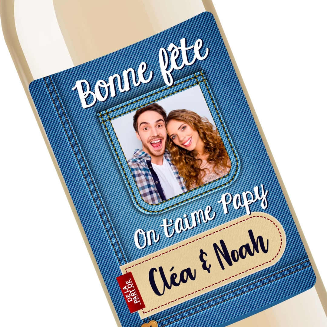 Cadeau Fête Des Pères Ouvre-bouteilles Décapsuleur Papy D'amour En Bois Et Carte De Vœux Je T'aime Mon Papy Avec Sachet Organza Blanc Pour Fête Noël Anniversaire Thanksgiving Fête Des Pères