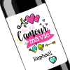 Cadeau saint valentin | Bouteille personnalisée tu es l'amour de ma vie